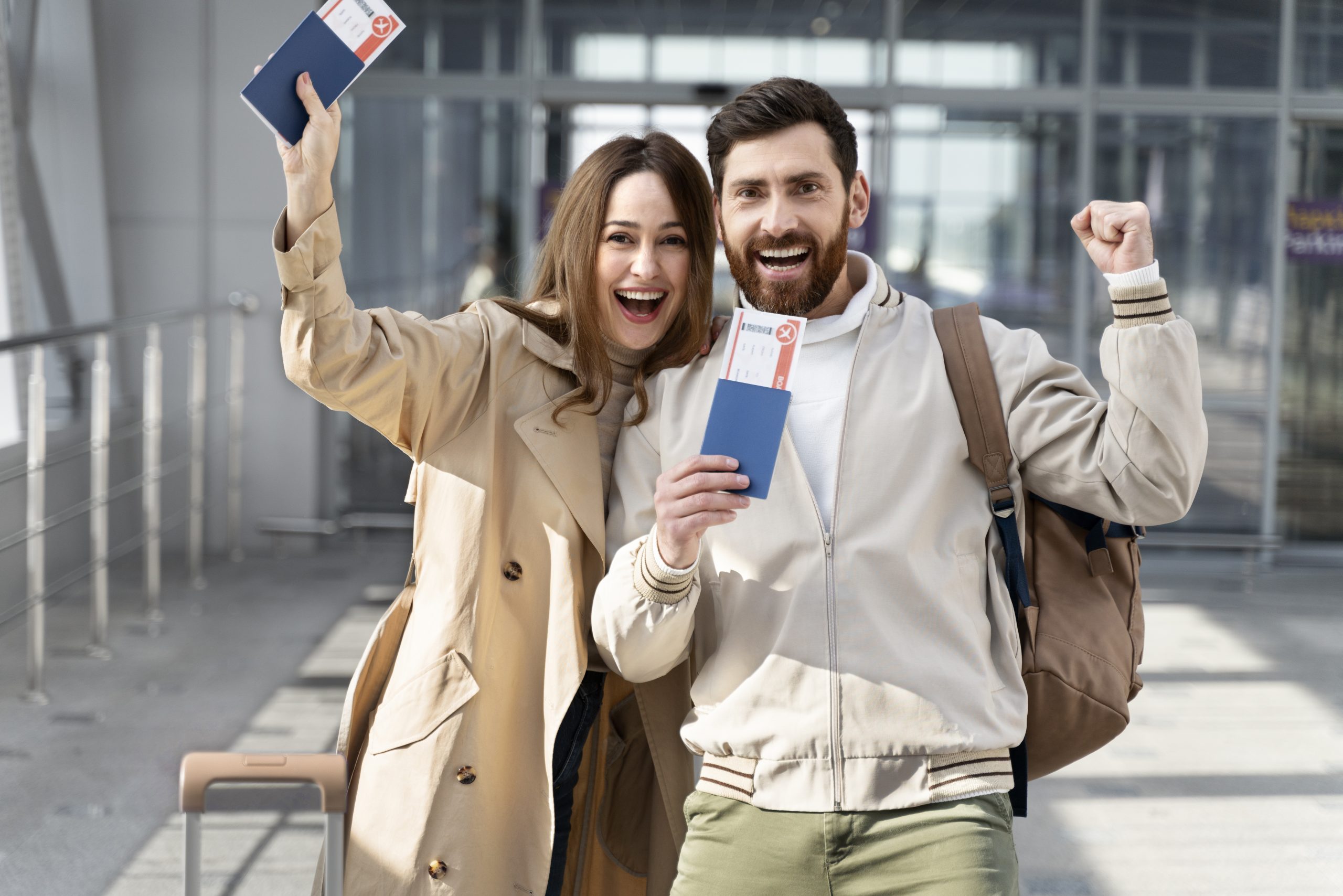 medium shot smiley couple with documents (1)